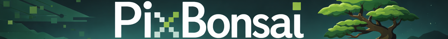 PixBonsai sponsor banner placeholder for dark mode